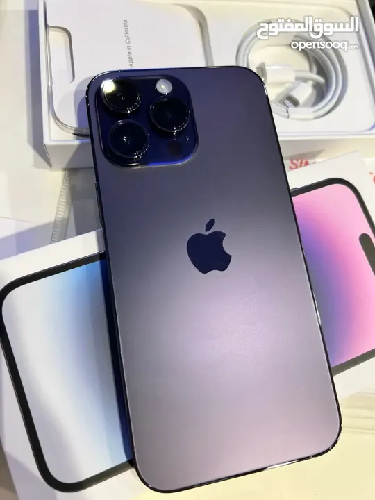 IPhone 14 Pro Max 256g Purple مستعمل بحالة الوكالة