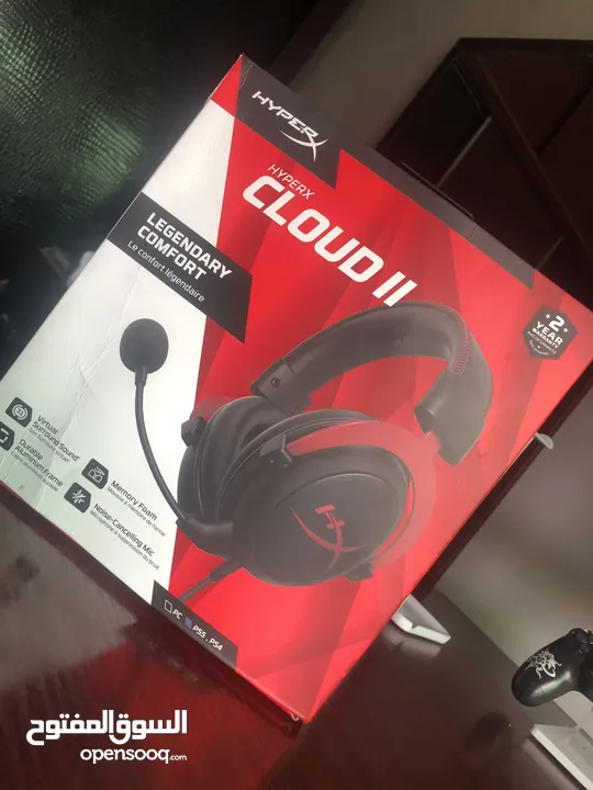 سماعة HYPERX CLOUD II جديدة السعر حرق مش هتلاقي نفس السعر  اسم الماركة:HYPERX
