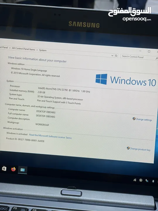 لابتوب سامسونغ بحالة لجديد بسعر 75 لابتوب و تاب مع بعض واندوز 10