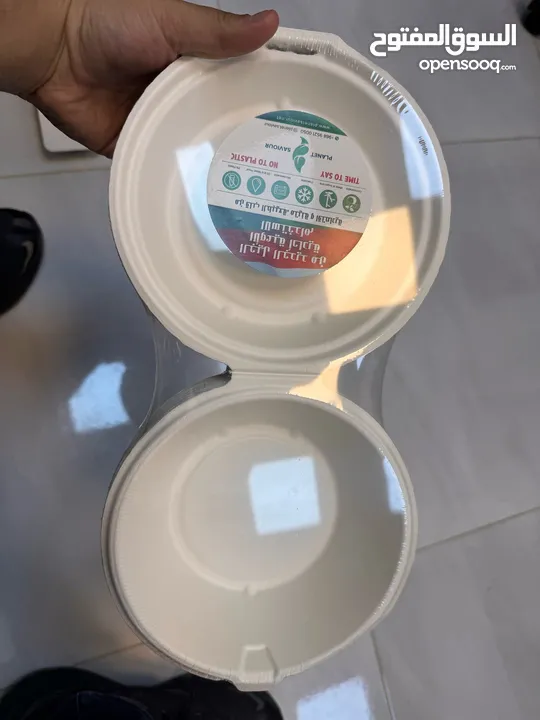 Selling plates made of sugarcane( The new generation of disposable containers)