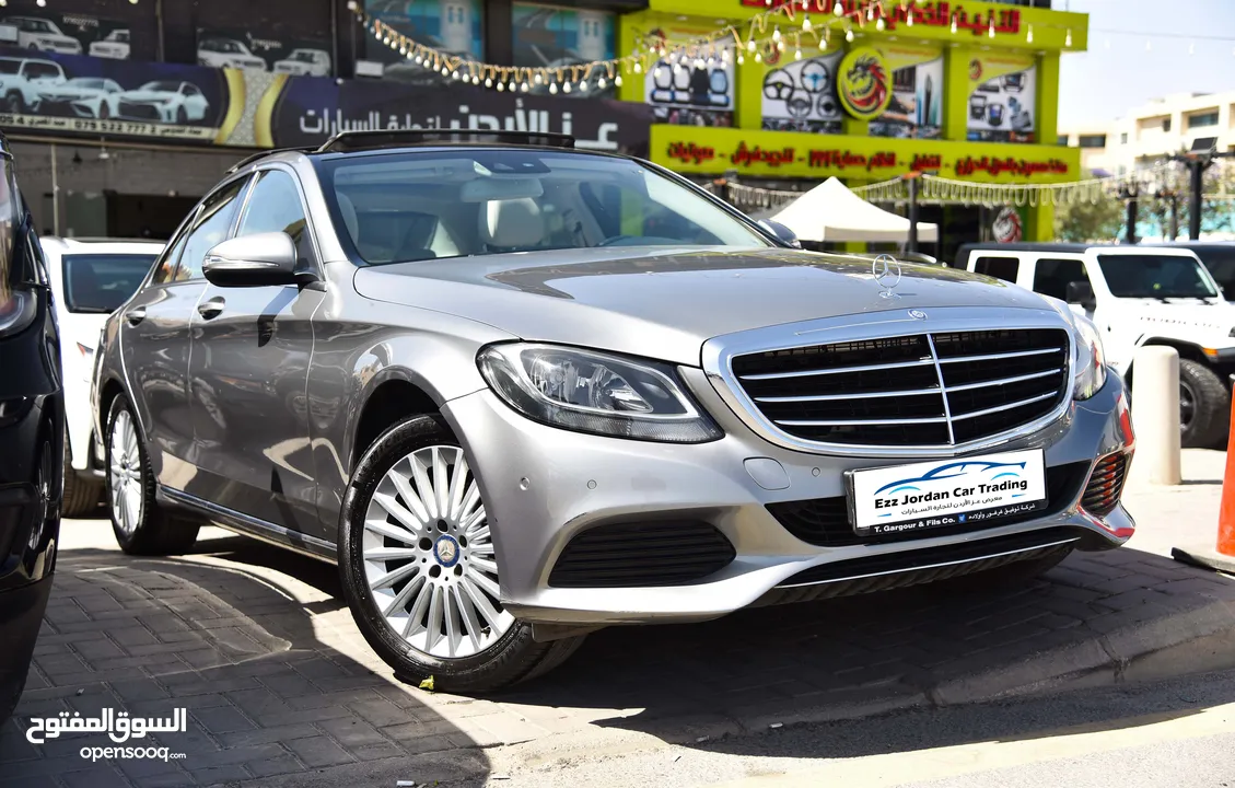 مرسيدس سي كلاس 180 بحالة الوكالة Mercedes C180 2015