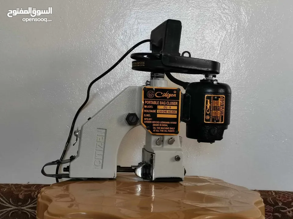 ماكينه خياطه جديده صناعه هنديه الصناعه الثقيله نخب اول درز وخياطه شوالات والقماش  واستخدامات اخرا  ل