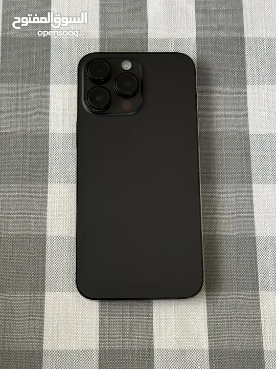 iPhone 14 Pro Max black 128GB used like new/ 445JD