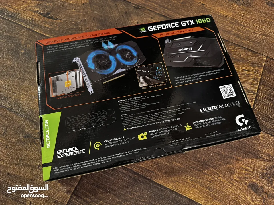 GTX 1660 كرت شاشة