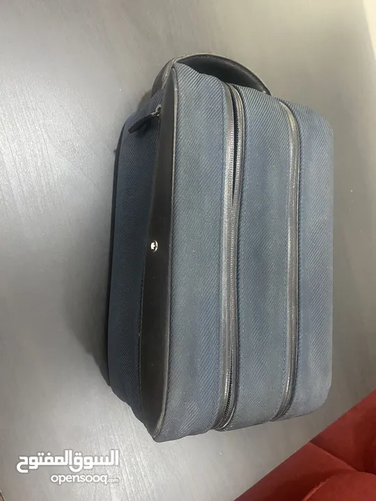 Montblanc bag + passport holder like new