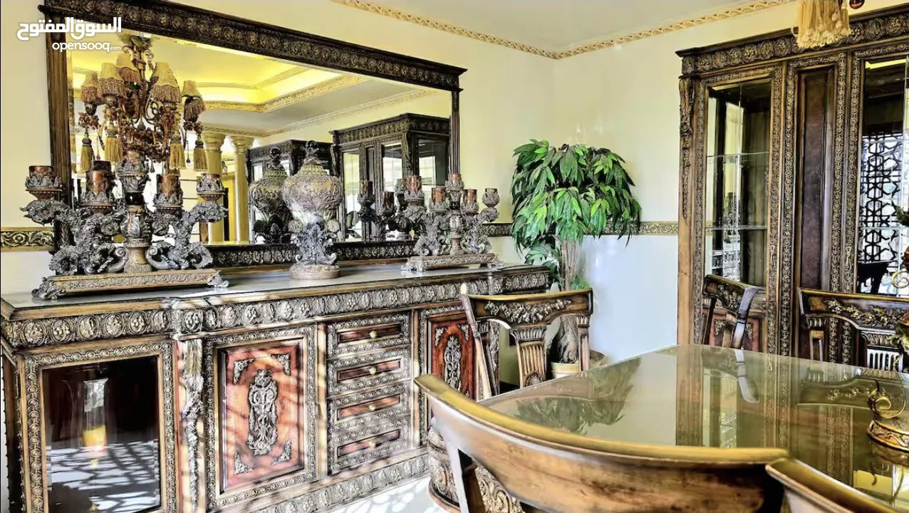 شقة للإيجار مفروش  رويال سويت طابقية مع روف و ترس كبير  Big department for rent in deir Ghbar amman