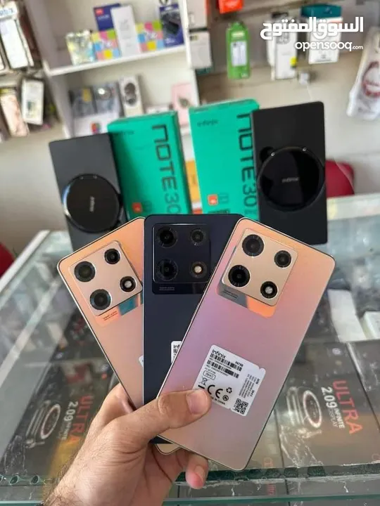 مستعمل اخو الجديد Not 30 pro رام 16 جيجا 256 اغراضة والكرتونه الأصلية متوفر توصيىل