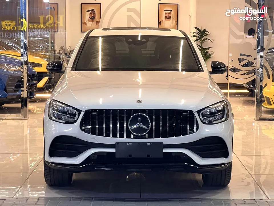 مرسيدس GLC300 خليجي 2023 فول مواصفات صبغ وكالة بدون حوادث نظيفه جدا