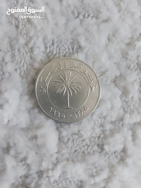 عملة بحرينيه قديمه 100 فلس اصدار سنة 1965