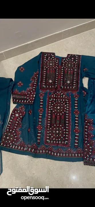 ملابس بلوشي خياطه يد  Baloshi dress hand work