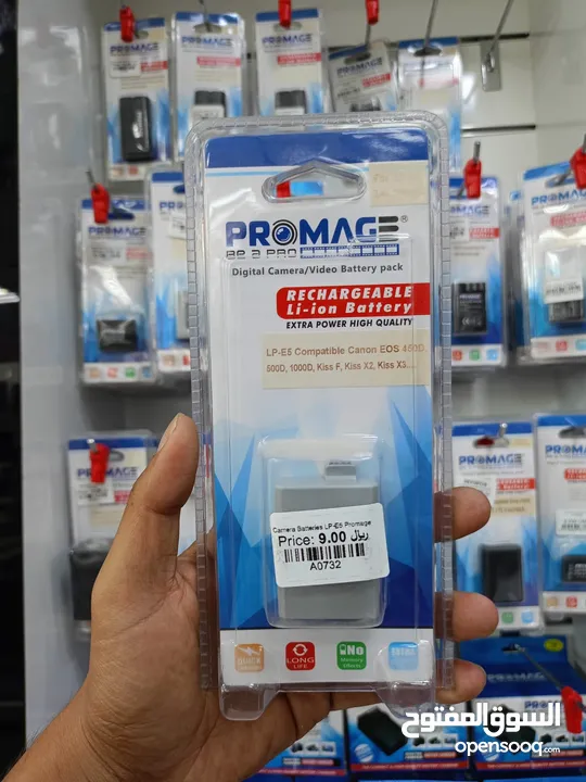 Promage Camera Batteries LP-E6