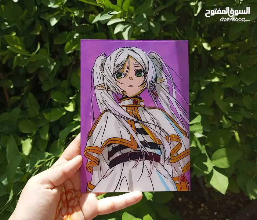 Anime characters glass/acrylic paintings