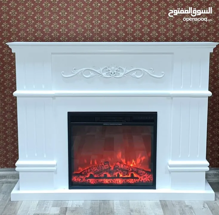 #Electric #Fireplace #Heater مدفأة ديكور الحطب
