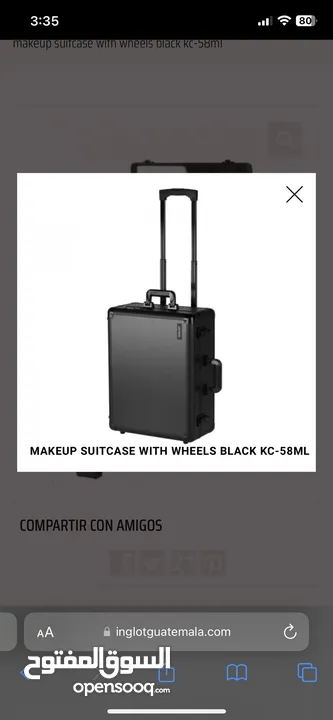 Inglot professional makeup trolley