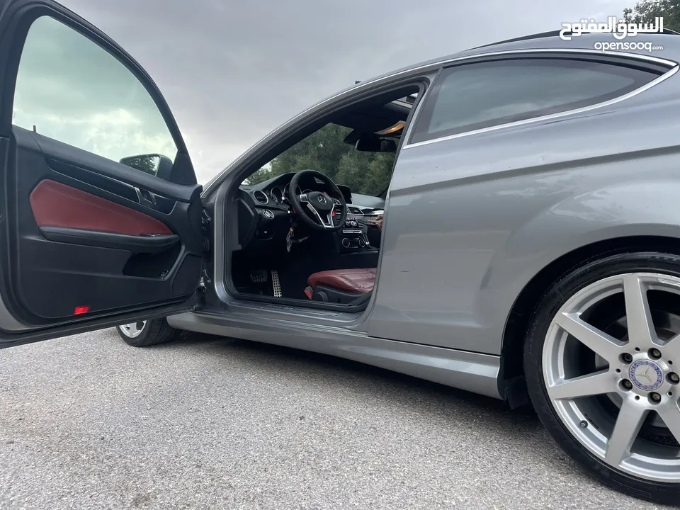 Mercedes C250 coupe مرسيدس كوبيه  2013 سقف بانوراما بسعر مغري للبيع