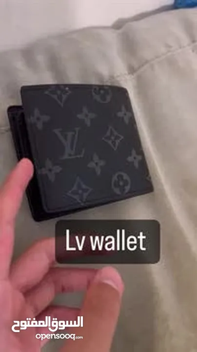 محفظة رجالي لويس فيتون جودة عالية جديد مع ملتزماتها العلبة و الكيس
