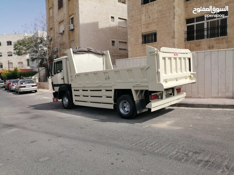 قلاب مرسيدس 817 للبيع فحص كامل موديل 94 ماتور 20 اسود انتر كولر محور 370
