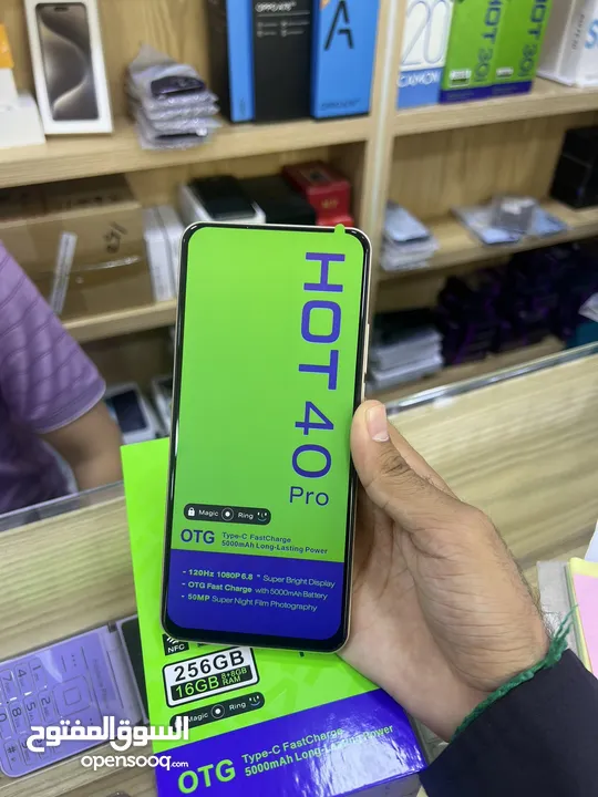 INFINIX HOT 40  PRO  BOX PACKED DELIVERY ALL UAE