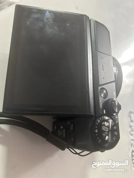 كاميرا canon g7x mark2 مستخدمه بحاله جيد جداً في رام الله بسعر نار وامكانيه المفاصله