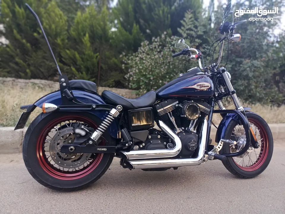 Harley Davidson street bob 2013.1700ccبحاله الوكاله