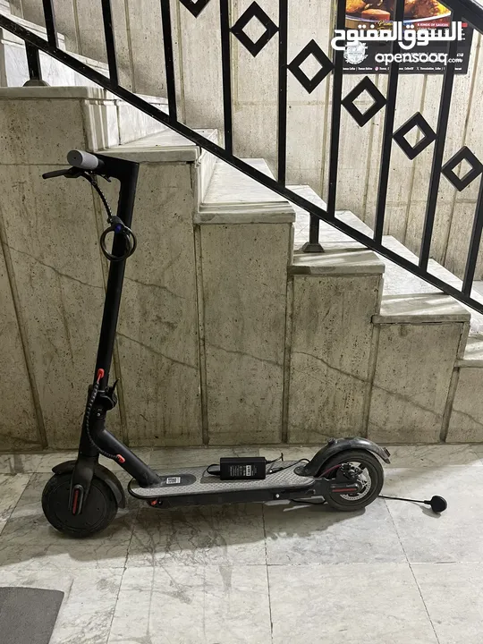 Scooter with charger