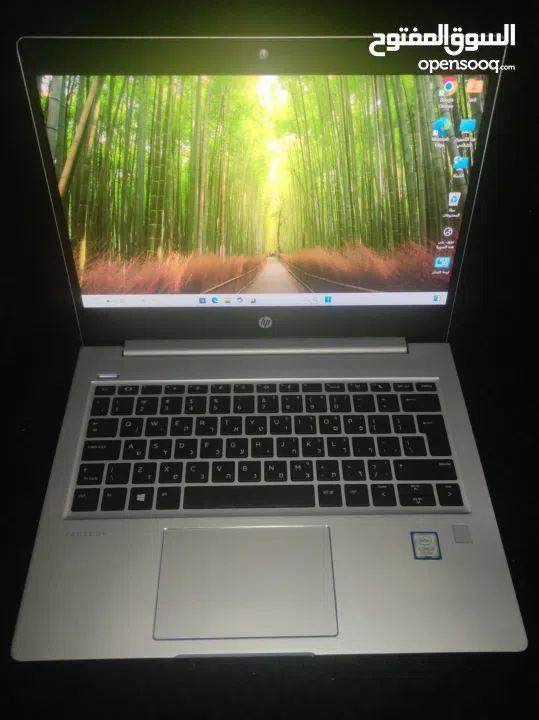 لابتوب hp probook اي فايف الجيل الثامن شبه جديد فقط 750 شيكل