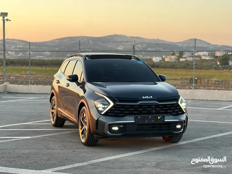 كايا سبورتاج  2022 فل الفل فتحة سقف  2x4 ///240Hp بنزين + كهرباء  ( Haybrid) 1600cc