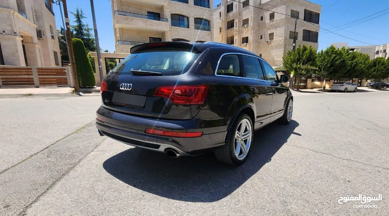 كاش أو اقساط من المالك AUDI Q7 2013 SLINE ممشى قليل 3.0cc سوبر تشارج فل كامل أعلى صنف فحص كامل
