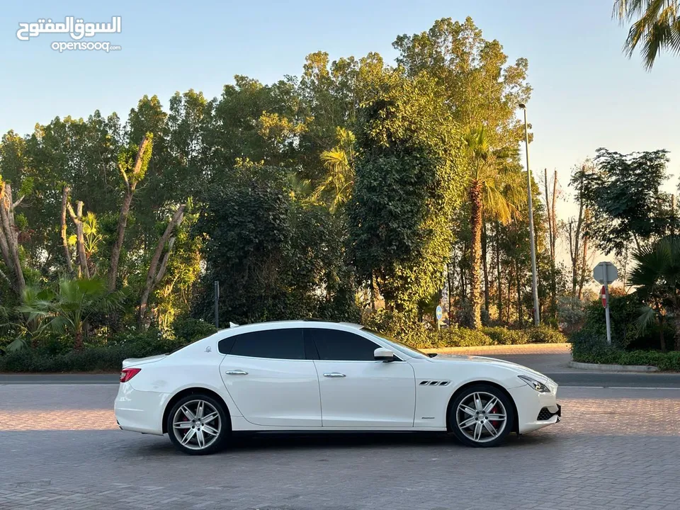 Maserati Quattroporte S 2018 White  3.0L V6 Engine  Perfect Condition