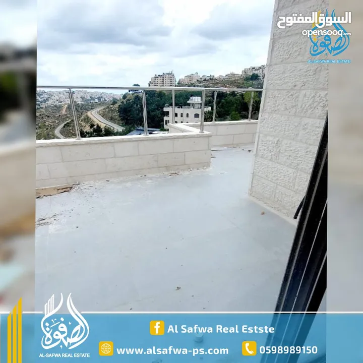 روف  سوبر ديلوكس مميز للبيع - اطلاله جميله - مع ترس واسع - منطقة هادئه و جميله