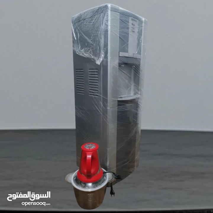 كولر ماء BEKO قاروره حامي بارد مع هديه مفرمه كهربائيه هديه بحال الوكاله