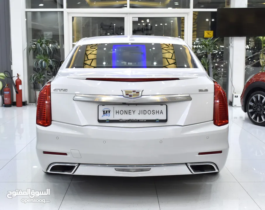 Cadillac CTS 3.6 ( 2016 Model ) in White Color GCC Specs