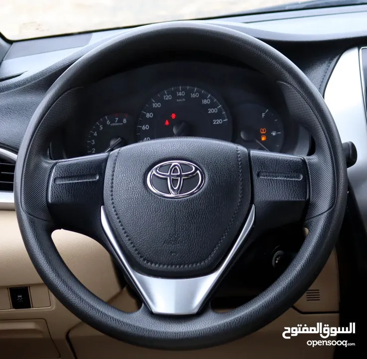 Toyota Yaris 1.3L 2019 GCC accident-free in excellent condition 812 P.M