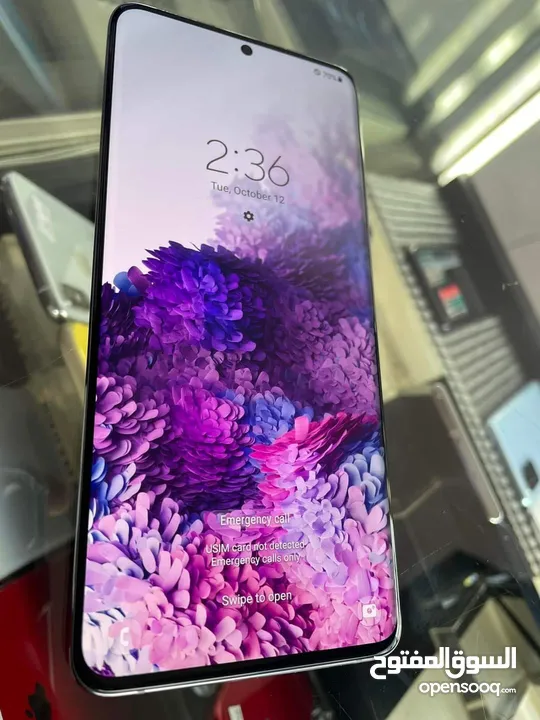 مستعمل على الفحص Samsung S20 plas رام اساسي 12جيجا 128 أغراضة الأصلية متوفر توصيل