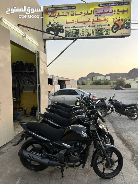 للبيع دراجات 150cc بدون أوراق بحاله وكاله نظاف من الاخر كل شي شغال فيهم