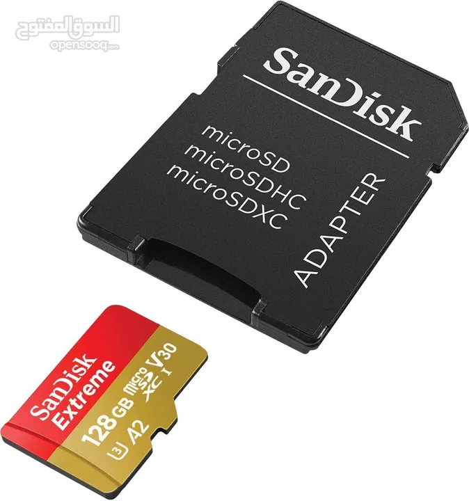 بطاقة ذاكره 128 جيجا سانديسك اكستريم اصليه SanDisk 256GB Extreme