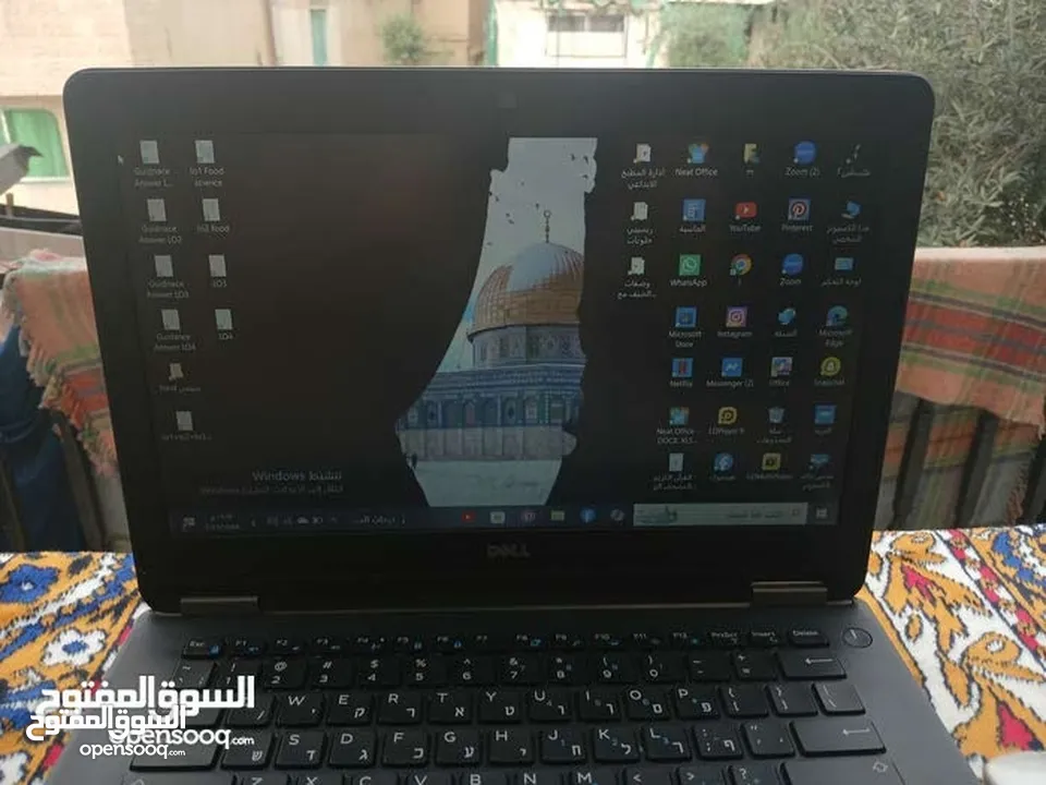 لاب توب معالج 17 جيل السادس رام 16 256 ssd وشاشة 14 انش