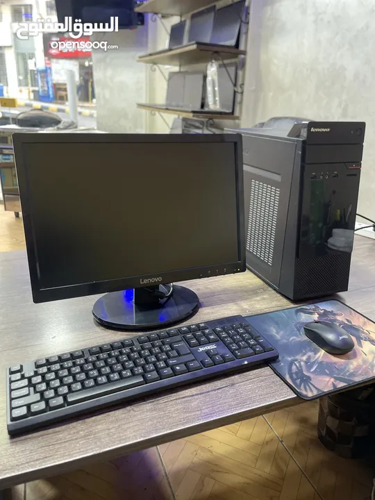 PC Core i7 RAM 16 مع شاشة كبيره  22 انش اصليه كامل مكمل