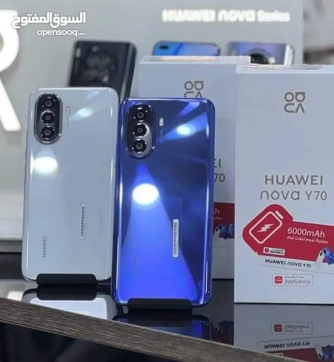 جهاز جديد بالكرتونة Nova y70 جيجا 128 رام 6 أغراضة والكرتونه الأصلية مكفول متوفر توصيل وهدية