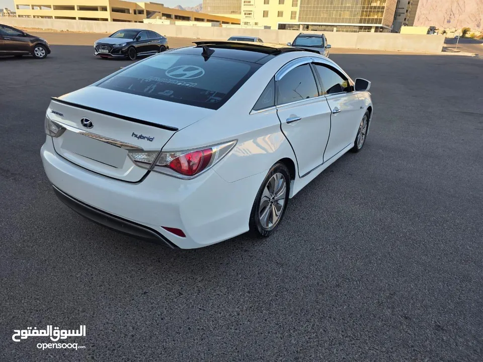 بسم الله الرحمن الرحيم سوناتا هايبرد موديل 2014 وارد كوري فحص كامل 7 جيد
