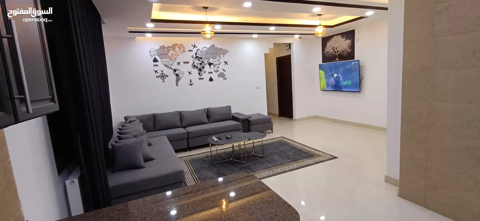 شقق فندقيه مفروشة مميزة vip بأجمل مناطق عمان طريق المطار ودير غبار والجبيهه