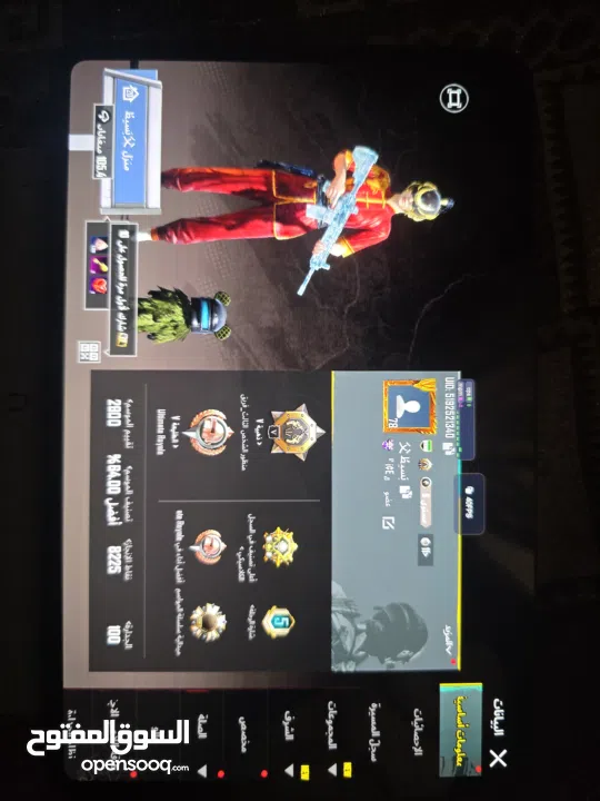 حساب ببجي موبايل مستوى 78 مفتوح من سيزون 2