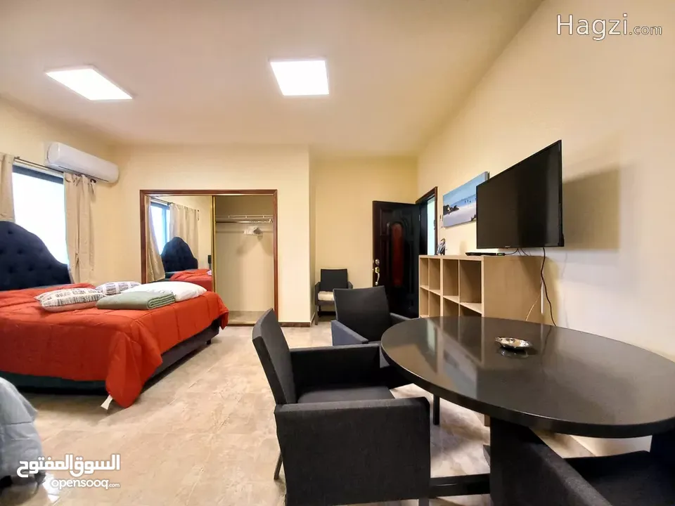 استديو مفروش للايجار في جبل الحسين  ( Property 36498 )