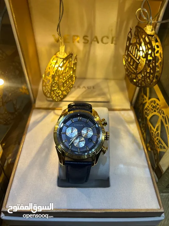 ساعه فرزاتشي. versace chronograph watch.