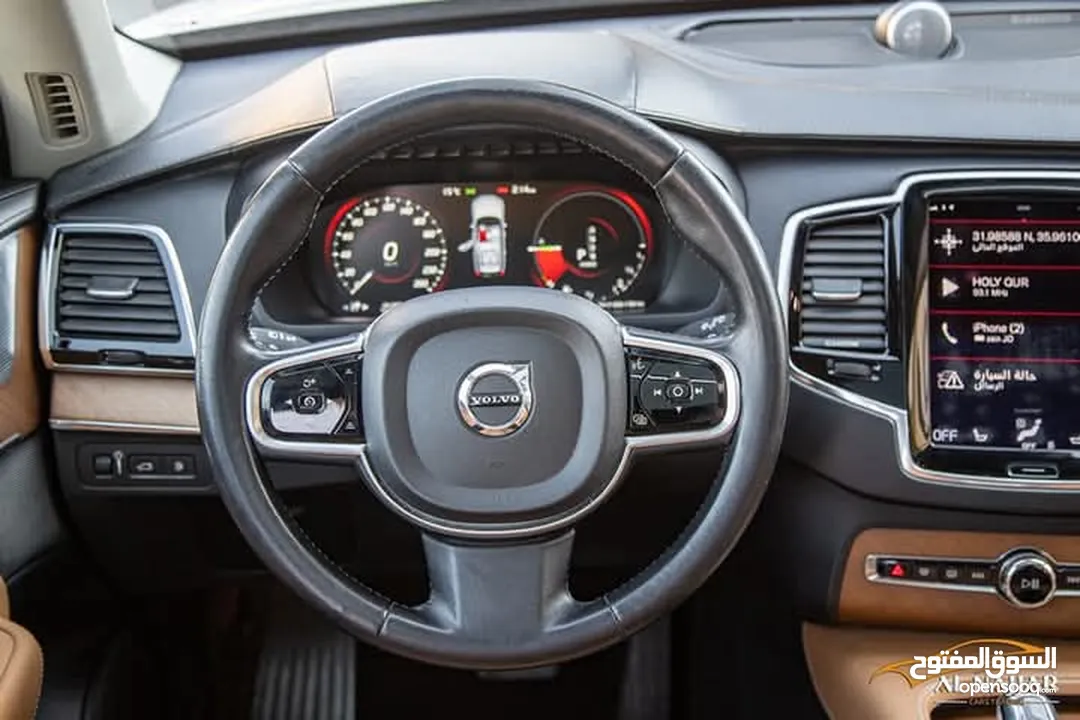 Volvo XC90 T8 R-Design 2016 Plug in hybrid   السيارة مميزة جدا و لا تحتاج الى صيانة