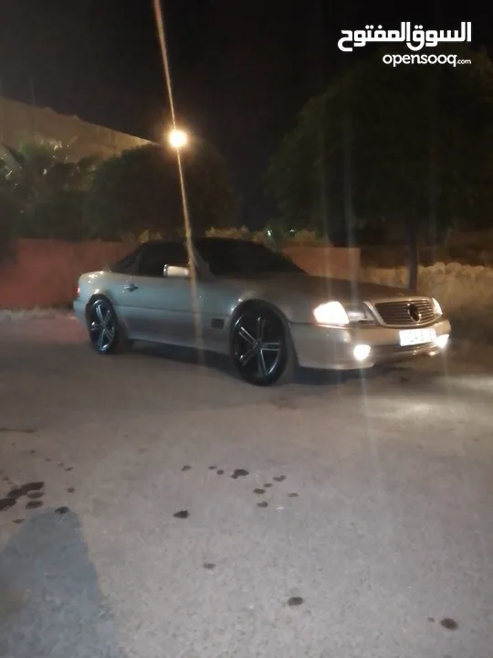 مرسيدس لونين شامبين SL500 1990 توب نضافه دهان جديد شهرين تنجيد غرفه و كشفه يعتبرو جديد من 6 شهور