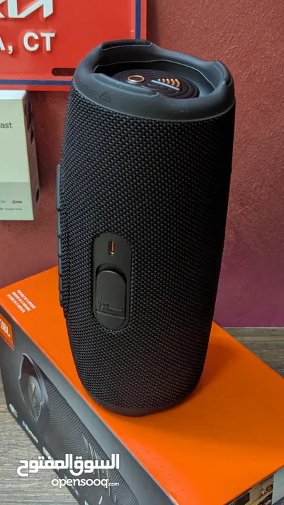 JBL Charge 5 Wi-Fi جديدا استعمل تجربه فقط النسخة الجديدا صوت JBL الأصلي الجريء مع صوت جهير عميق