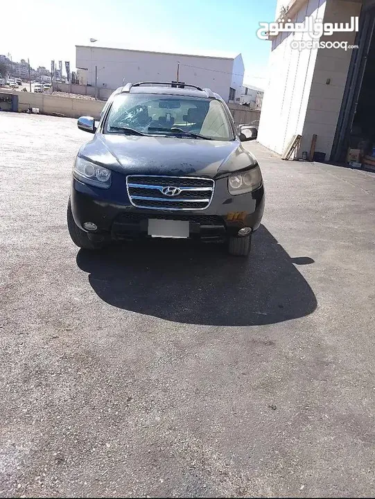 جيب سنتافي ترخيص 2008 مطور مستورد جديد راكب عليه  متور 2200 ديزل  فتحه