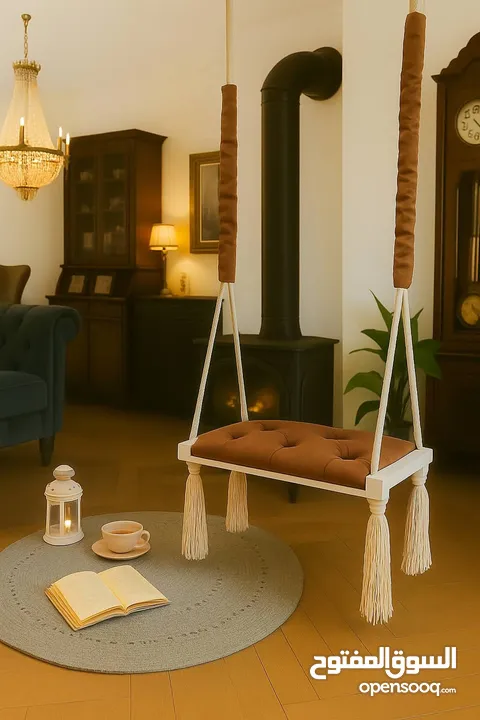 مراجيح للداخل والخارج مصنعة من خشب السويد