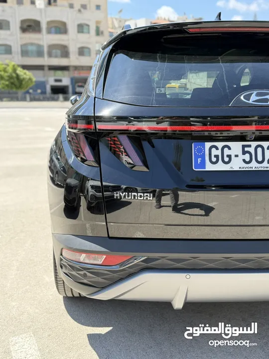 هونداي توسان ترخيص 2022 محرك 1600 هايبرد plug in/يقطع على الشحنه 65 كيلو متر